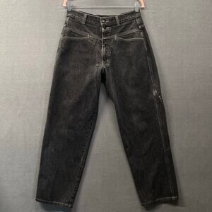 Vintage 90s Marith Francois Girbaud Jeans Mens 30x30 Black Hip Hop Skater Loose